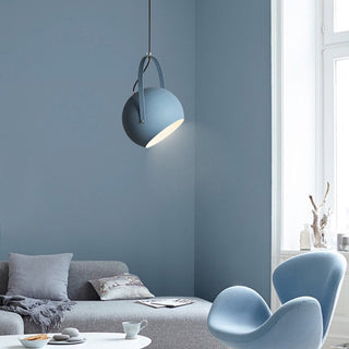 Aria Kugel LED Pendelleuchte Gelb/Blau/Grau Esszimmer-Purlicht