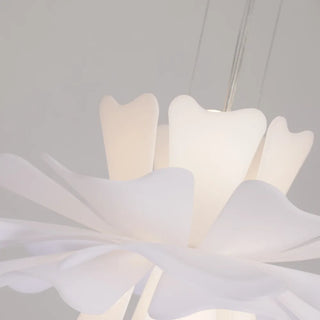 Aria Moderne Pendelleuchte Blumen Weiß, Metall/Acryl Esszimmer/Wohnzimmer-Purlicht