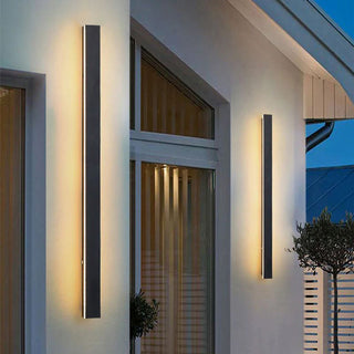 Arisha Minimalistische Wasserdichte LED Außenwandleuchte Schwarz Garten Korridor-Purlicht