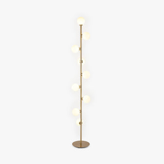Valentina Stehlampe Glas Weiß&Warm Wohn&Schlaf&Esszimme 9 Köpfe Design LED-Purlicht