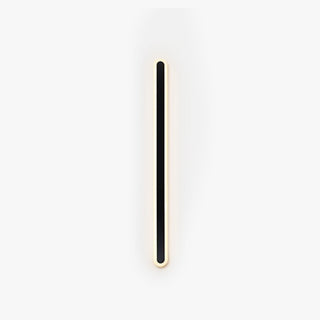 Arisha Linear LED Dimmbar Außenwandleuchte Schwarz Flur Terrasse Metall-Purlicht