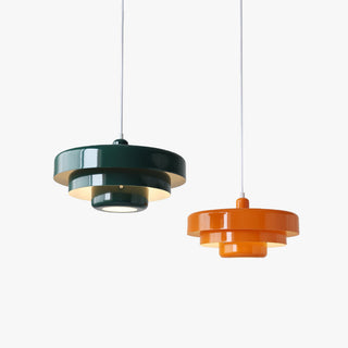 Aria Pendelleuchte Orange/Grün/Weiß Modern LED Wohnzimmer-Purlicht
