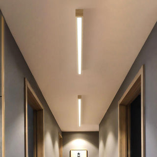 Arisha Modern Linear LED Deckenleuchte Holz Schlaf/Wohnzimmer-Purlicht