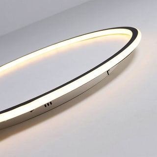 Arisha Modern Ring LED Deckenleuchte Schwarz/Weiß Wohn/Schlafzimmer-Purlicht