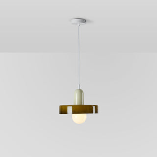 Arisha Pendelleuchte, 9 Farbe, Glas-Purlicht