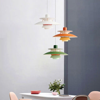 Aria Macaron Schirm Pendelleuchte, 15 Farben-Purlicht