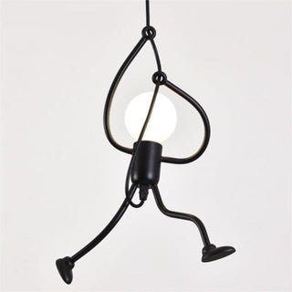 Silva Retro Modern LED Pendelleuchte Schwarz/Weiß, Esstisch-Purlicht