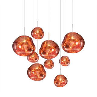 Valentina Melt Pendelleuchte in Lavaoptik-Purlicht