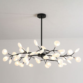 Olivia LED Pendelleuchte Schwarz/Gold Metall Acryl-Purlicht