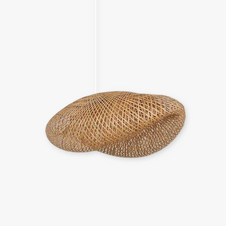Muto Boho LED Pendelleuchte Bambus Wohn/Esszimmer/Arbeitszimmer-Purlicht