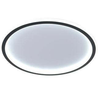 Arisha Modern Ring LED Deckenleuchte Schwarz/Weiß Wohn/Schlafzimmer-Purlicht