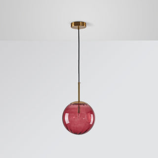 Valentina Modern Glaskugel LED Pendelleuchte Grau/Blau/Rot/Kaffee/Bernsteinfarben Esstisch Glas Metall-Purlicht