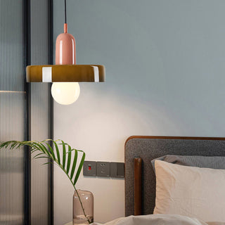 Arisha Pendelleuchte, 9 Farbe, Glas-Purlicht