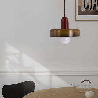 Arisha Pendelleuchte, 9 Farbe, Glas-Purlicht