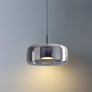 Valentina Pendelleuchte Morden Klar/Geräuchert/Amber Wohn/Schlafzimmer Glas-Purlicht
