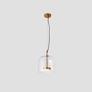 Valentina Pendelleuchte Morden Klar/Geräuchert/Amber Wohn/Schlafzimmer Glas-Purlicht
