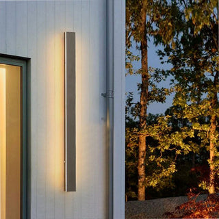 Ray Moderne Linear Außenwandleuchte Metall Acryl Garten Flur-Purlicht