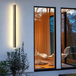 Ray Moderne Linear Außenwandleuchte Metall Acryl Garten Flur-Purlicht