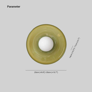 Aria Deckenleuchte Modern LEDSchale Wohnzimmer Glas-Purlicht