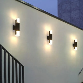 Ray Wasserdicht Bewegungsmelder LED Außenwandleuchte Metall Wohnzimmer-Purlicht