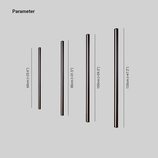 Arisha Minimalistisch Linear LED Wandleuchte Gold/Schwarz/Weiß Schlafzimmer-Purlicht