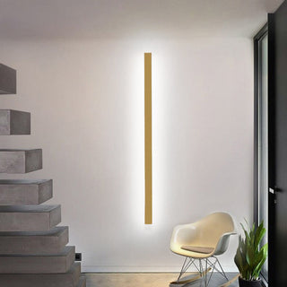 Arisha Minimalistisch Linear LED Wandleuchte Gold/Schwarz/Weiß Schlafzimmer-Purlicht