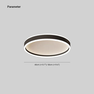 Arisha Deckenleuchte Ring, Minimalistisch Metall-Purlicht