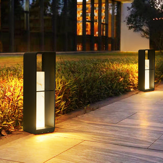 Ray Außenstehleuchte Minimalistisch Quadrat LED Metall Garten Flur-Purlicht