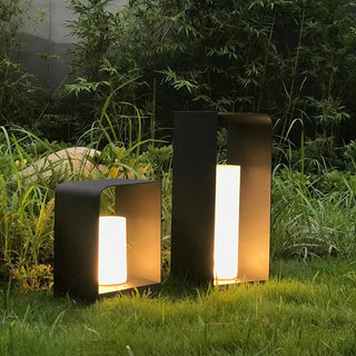 Ray Außenstehleuchte Minimalistisch Quadrat LED Metall Garten Flur-Purlicht