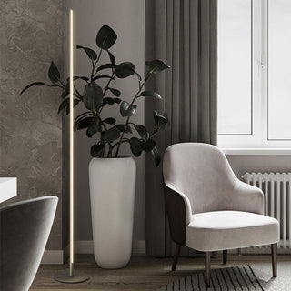 Arisha Stehleuchte Modern Linear Silber/Gold/Schwarz Wohn/Schlafzimmer-Purlicht