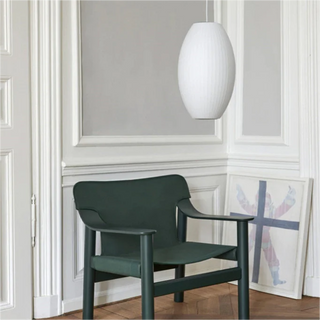 Ritta Modern LED Pendelleuchte Weiß Wohnzimmer/Esstisch Metall&Stoff-Purlicht