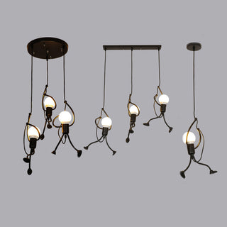 Silva Retro Modern LED Pendelleuchte Schwarz/Weiß, Esstisch-Purlicht