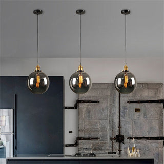 Arisha Vintage Industrie LED Pendelleuchte Esstisch/Küche Glas Metall-Purlicht