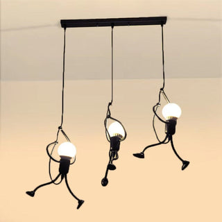 Silva Retro Modern LED Pendelleuchte Schwarz/Weiß, Esstisch-Purlicht