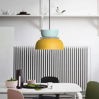 Valentina Pendelleuchte Retro Kontrastfarbe-Purlicht