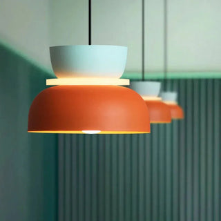 Valentina Pendelleuchte Retro Kontrastfarbe-Purlicht