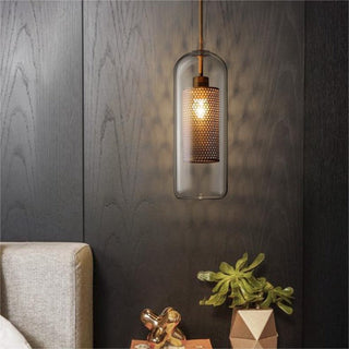 Valentina Industrie LED Pendelleuchte, Glas, Kugel, Esszimmer-Purlicht