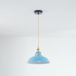 Valentina Industriell LED Pendelleuchte Metall Glas Sieben Farben Wohnzimmer Schlafzimmer-Purlicht