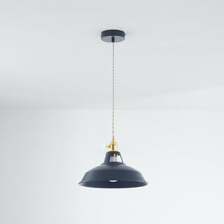 Valentina Industriell LED Pendelleuchte Metall Glas Sieben Farben Wohnzimmer Schlafzimmer-Purlicht
