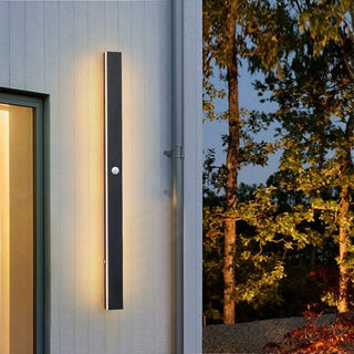 Arisha Minimalistische Wasserdichte LED Außenwandleuchte Schwarz Garten Korridor-Purlicht