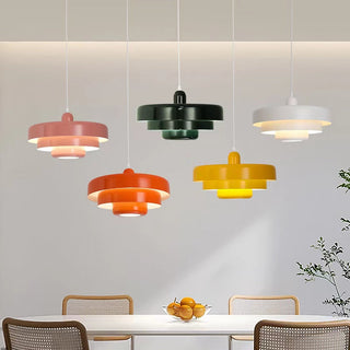 Aria Pendelleuchte Orange/Grün/Weiß Modern LED Wohnzimmer-Purlicht