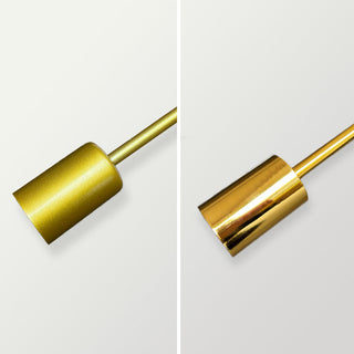 Valentina Deckenleuchte Schlichte Kugel Schwarz/Gold Wohnzimmer-Purlicht