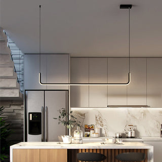Arisha Modern LED Pendelleuchte Gold/Schwarz Metall Ess/Wohnzimmer-Purlicht