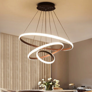 Arisha Pendelleuchte Modern Ring LED Ess/Schlaf/Wohnzimmer-Purlicht