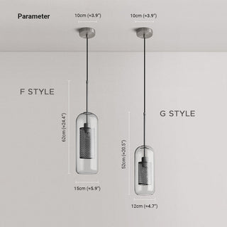 Valentina Industrie LED Pendelleuchte, Glas, Kugel, Esszimmer-Purlicht