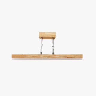 Muto Klassik Wandleuchte, Metall/Holz, Spiegel, Badezimmer-Purlicht