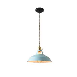 Valentina Industriell LED Pendelleuchte Metall Glas Sieben Farben Wohnzimmer Schlafzimmer-Purlicht