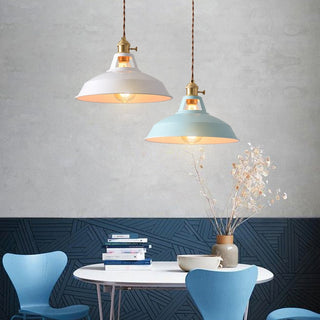 Valentina Industriell LED Pendelleuchte Metall Glas Sieben Farben Wohnzimmer Schlafzimmer-Purlicht