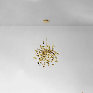 Olivia Morden LED Kronleuchter Gold/Silber Sputnik Ess/Wohnzimmer Metall-Purlicht