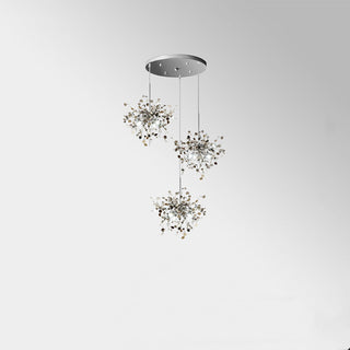 Olivia Morden LED Kronleuchter Gold/Silber Sputnik Ess/Wohnzimmer Metall-Purlicht